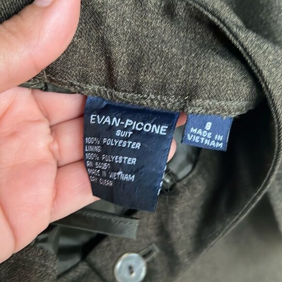 Evan Picone Suit - brwn - Picture 2 of 11